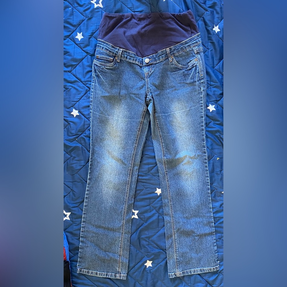 Lot of 2 maternity jeans size L/10